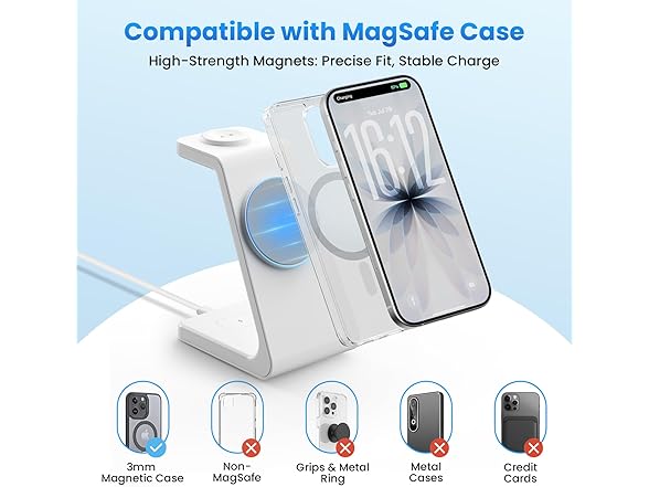 JoyGeek Magnetic Wireless Charging Station - Gallery 6