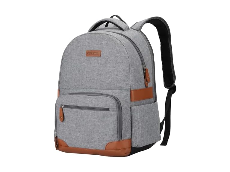 RealCool 15.6-17.3" Laptop Backpack, 31L Water Resistant Travel Bag