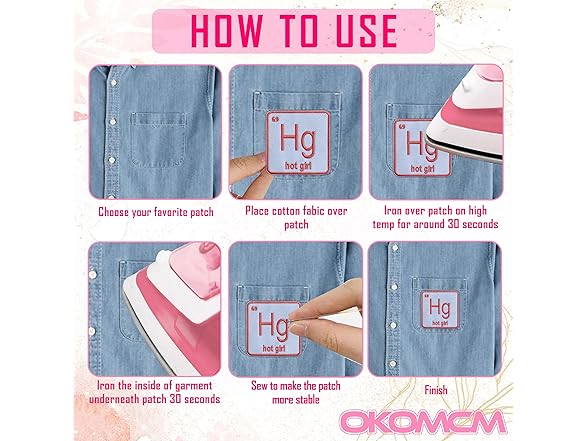 Hot Girl Hg 3'' Iron On Embroidered Patch