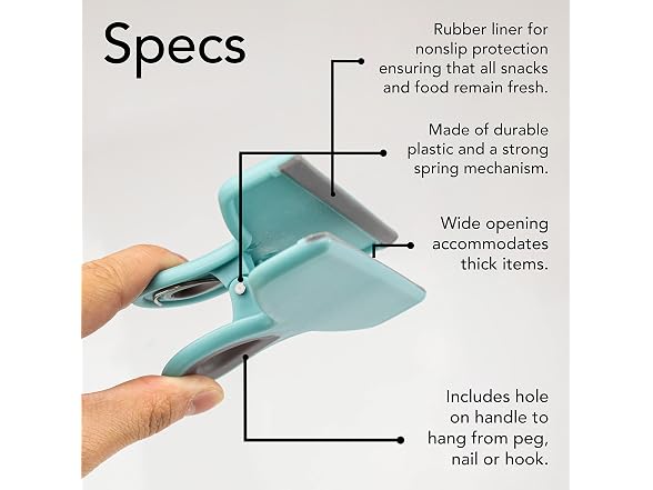 Bag Clips - Heavy Duty Chip Clip
