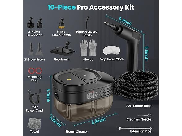 QTDHG Handheld Steam Cleaner