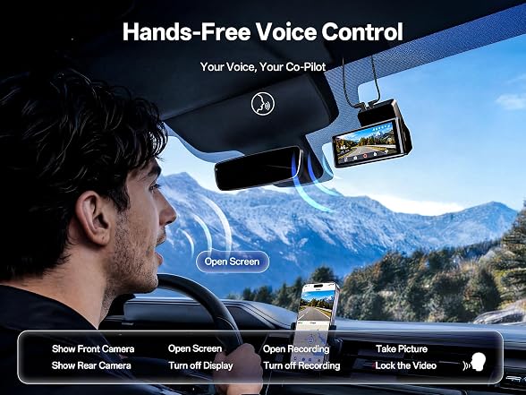 petsee S3 4K+2.5K Dual Dash Cam