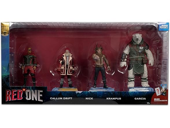 Red One 6in Posed Figure 4pk