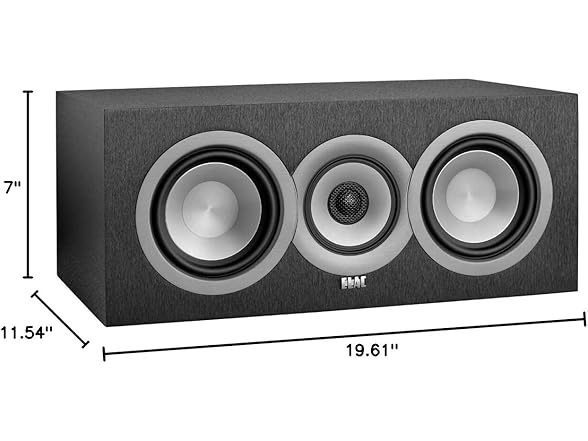ELAC Uni-fi UC5 Center Speaker (Black,