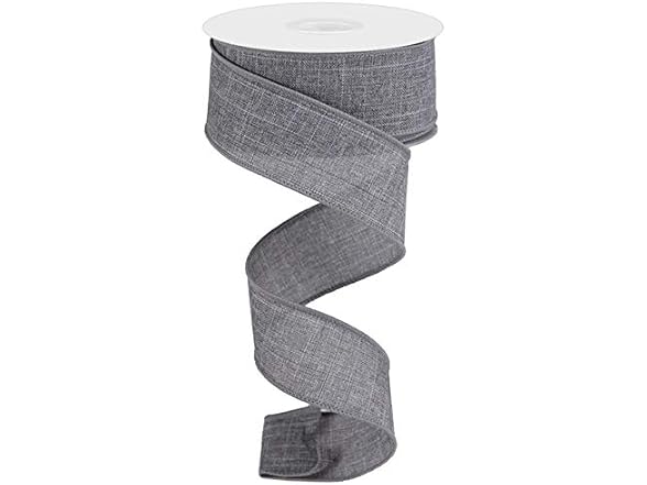 Solid Canvas Wired Edge Ribbon, 10 Yd