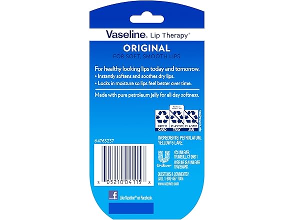 Vaseline 2 packs of 12 (24 total)