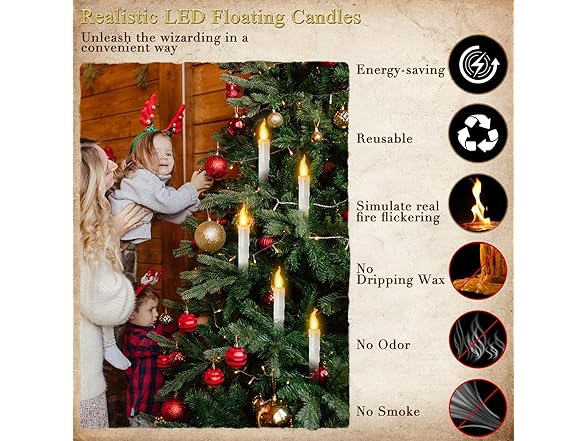 Halloween Decorations Floating Candles