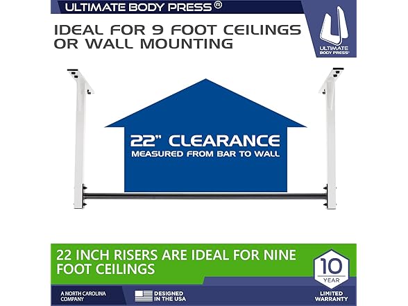 Wall or Ceiling Mount Pull Up Bar