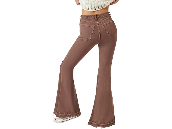 Forever 21 Women (27) Recycled Cotton Jeans Brown
