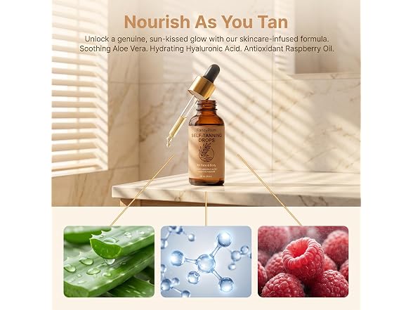 FANCYPLUM Self Tanning Drops for Face