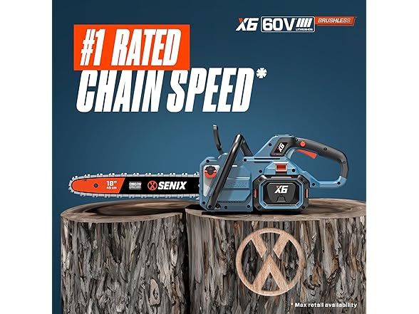 60V 18" Battery Chainsaw