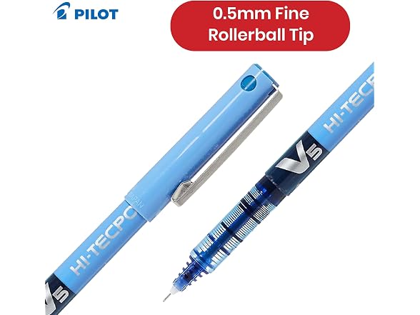 PILOT Pilot V5 Liquid Ink Rollerball 0.5 mm