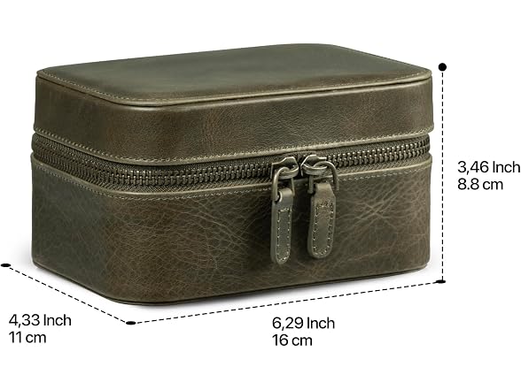 Londo Kensley Genuine Leather Watch Box