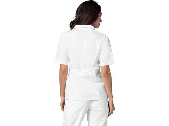 Adar Medical Uniforms Women (M) Lapel Collar Top