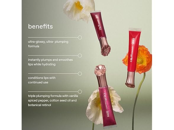 r.e.m. beauty Wicked Lip Gloss Poppy Punch