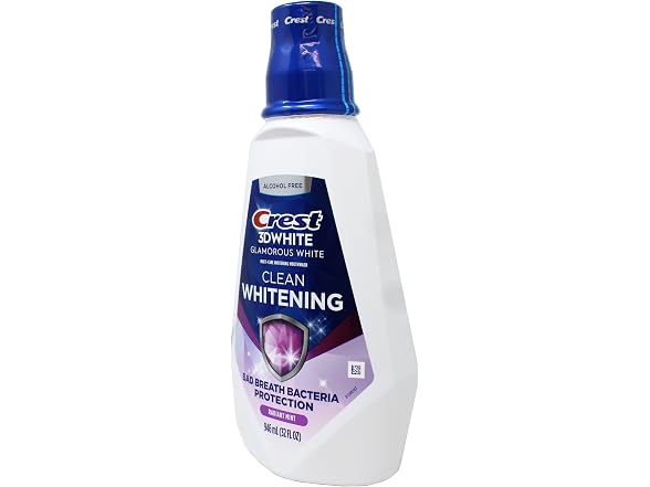 Crest 3D White Mouthwash 32oz