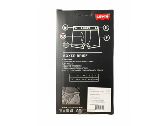 Levi's Men's Microfiber Boxer Briefs (4Pk)