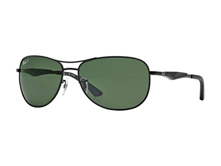 Ray-Ban RB3519 Aviator Polarized Sunglasses - Gallery 2