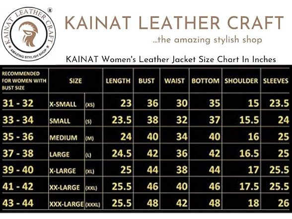 Kainat Leather Craft Women (XS) Kainat Jacket