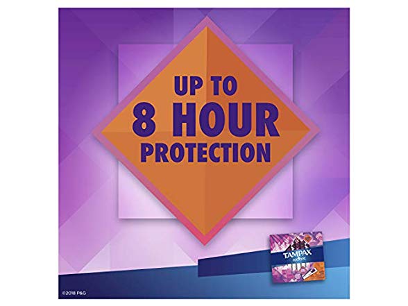 Tampax Radiant Plastic Tampons