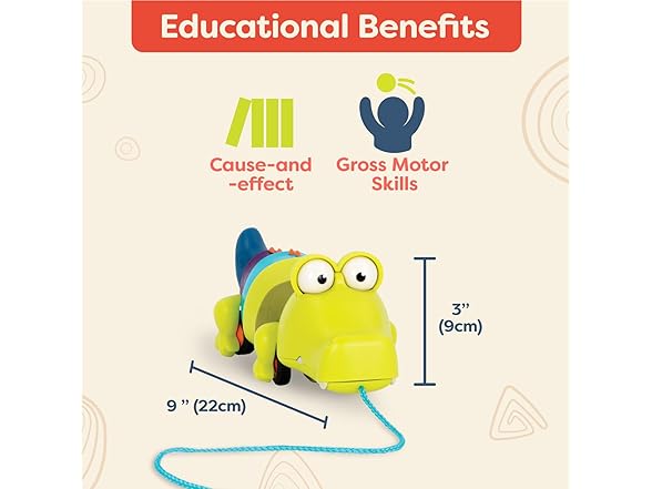 B. toys – Waggle – A – Longs – Pull Along Interactive Toy