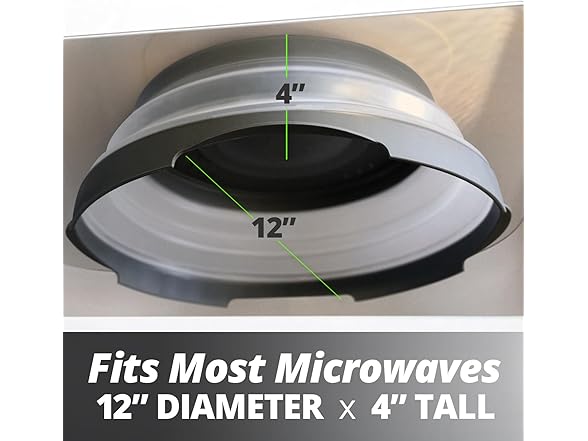 HOVER COVER Magnetic Microwave Splatter Cover 