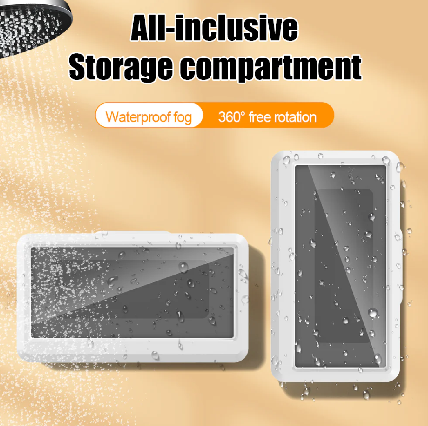 Waterproof Shower 360Degree Phone Holder - Gallery 25