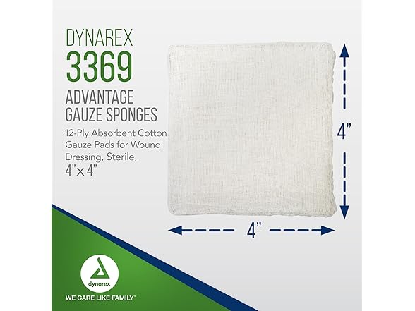 4x4 Sterile Gauze Sponges 25ct