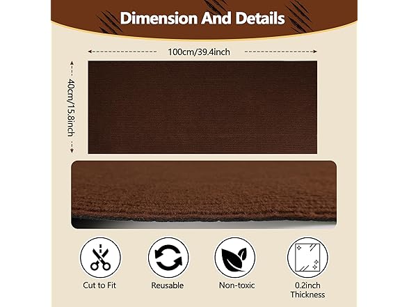 WAWINY Cat Scratch Furniture Protector