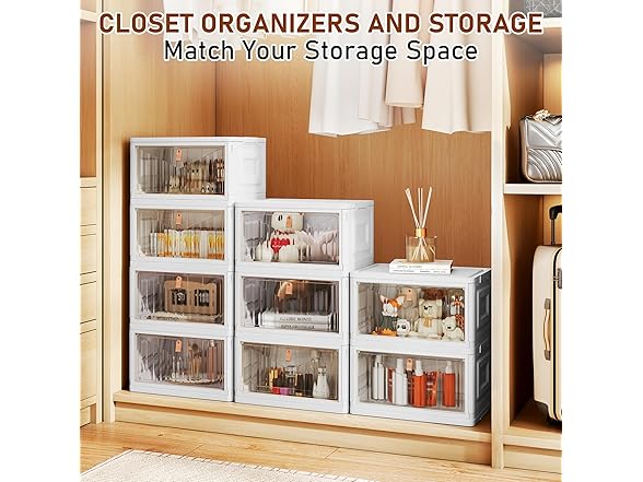 Wise Oannes 4 Tier Storage Bins with Lids