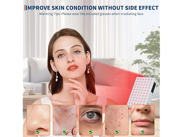 Red Light Therapy Panel 60 LED Face Body RT300