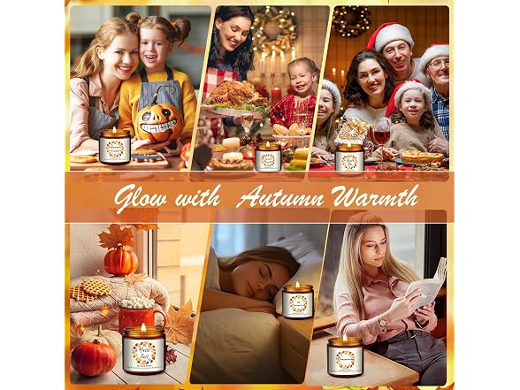 keliperry Fall Scented Candles Set