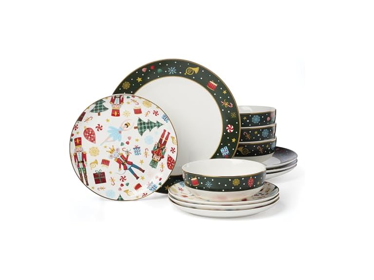 Lenox Nutcracker Ballet 12-PC Dinnerware Set f