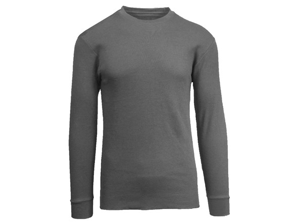 3Pk Asst Mens Waffle-Knit Thermal Shirts