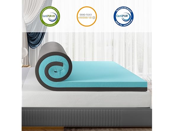 Maxzzz 4" Queen Size Mattress Topper