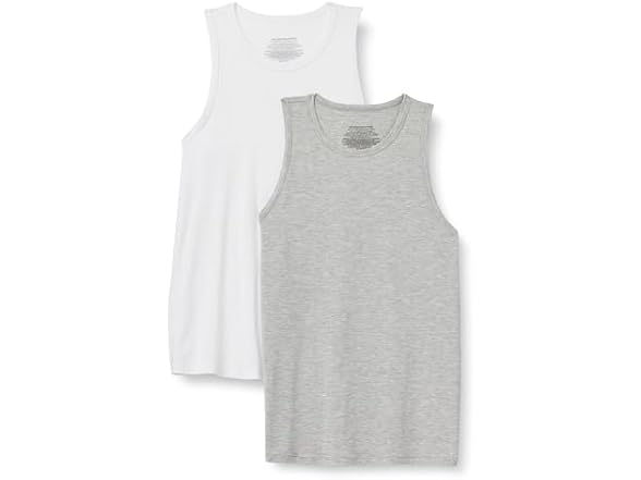 Medium Grey Heather/White