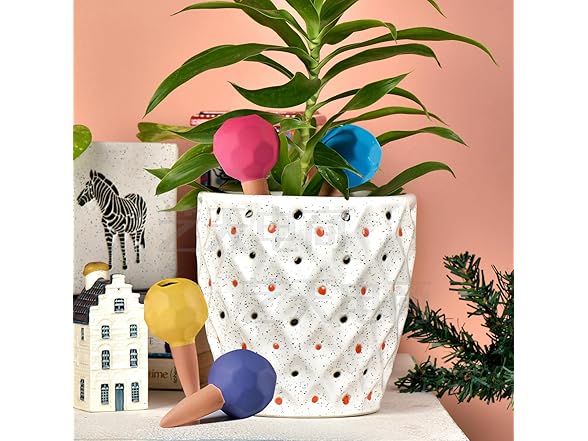 4Pcs Self Water Terracotta Spikes