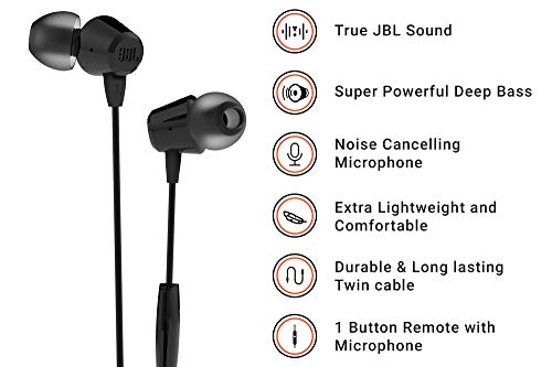 JBL C50HI in-Ear Headphones with Mic - Gallery 11