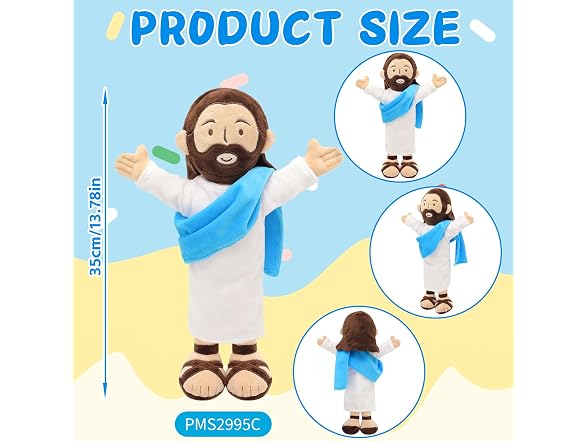 Yelakey 13" Jesus Plush - Gallery 2