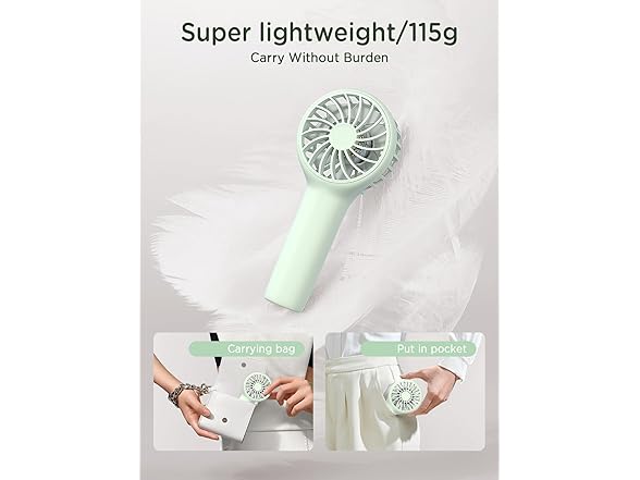 2-Pack Personal Mini USB Hand Fans
