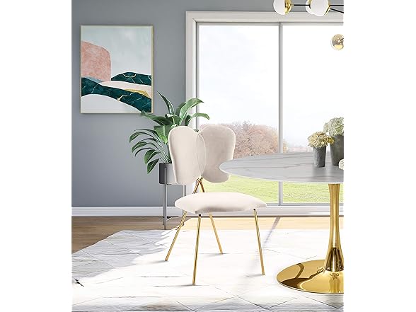 2Pk Angel Velvet Dining Chair