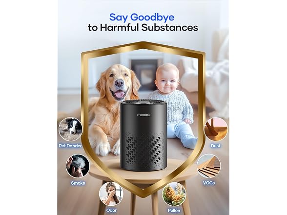 Mooka Air Purifier 500 Sq Ft