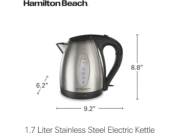 Hamilton Beach Electric Tea Kettle SS
