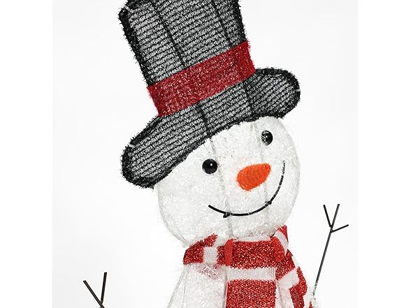 LuxenHöme 30" Lighted Snowman Family