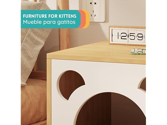 POLIPETS Side Table and House for Pets