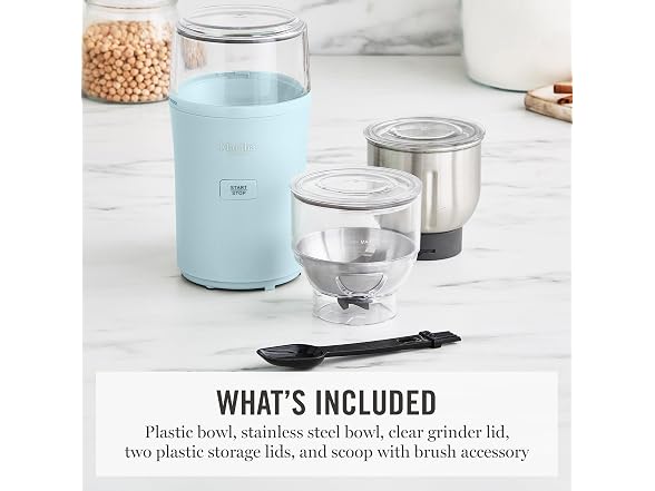 Martha Stewart Electric Coffee & Spice Grinder Blue