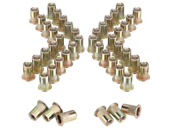 $7.99, Was $12.99, 38% Off! WORKPRO WORKPRO 150Pcs Rivet Nuts, 1/4”-20 dealfomo