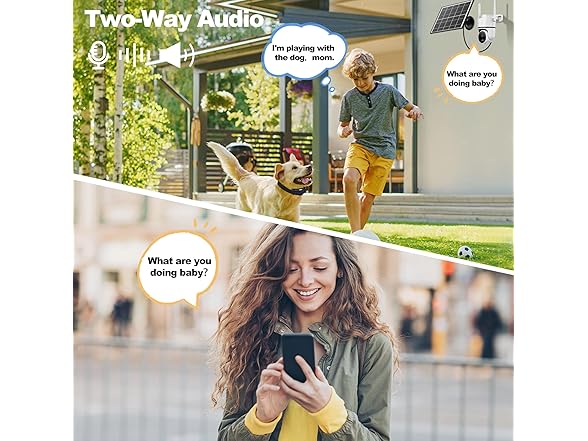 FANCYSEPT 4G LTE Cellular Solar Security Camera