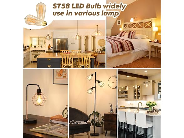 Kondras B0CGV8DNCW 6-Pack LED Light Bulbs