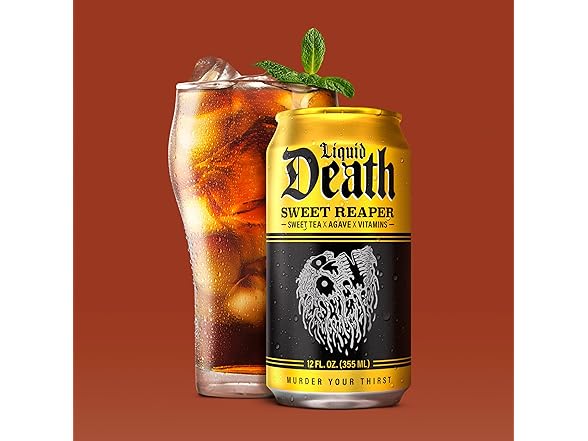12PK Liquid Death Iced Tea - Sweet Reaper